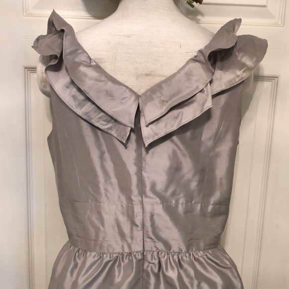 Lynn Lugo Silver Bridesmaid Dress - Picture 3 of 5